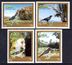 Cuba 1997 Birds - Tourism Complete Mint MNH Set SC 3861-3864