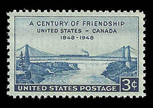 # 961 MINT NEVER HINGED UNITED STATES-CANADA FRIENDSHIP XF+