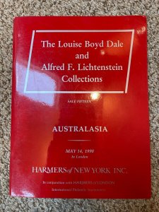 DALE-LICHTENSTEIN Australasia Sale 15 - May 14, 1990 H.R. Harmer Auction