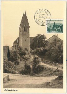 54529 - LIECHTENSTEIN - POSTAL HISTORY - MAXIMUM CARD - 1952 ARCHITECTURE-