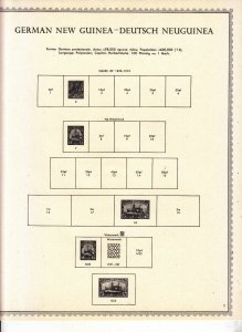 Germany - German Colonies - 21 Minkus pages 