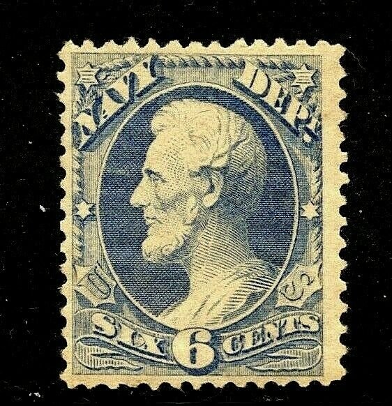 [FC]    US  #O38 Mint-LH ~ 1873 CBN Co '6c NAVY DEPARTMENT' Official 