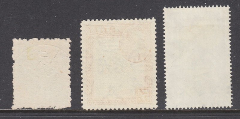 Fiji Sc 41, 123, 184 used. 1879-1962 issues, 3 diff better singles, sound, F-VF