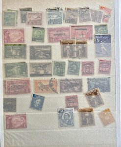 Philippines stock book stamp collection.