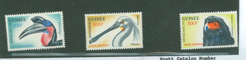 Guinea #C41-C43  Multiple (Bird)