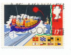 Great Britain 1985  Scott 1107 used - 17p, Safety at sea