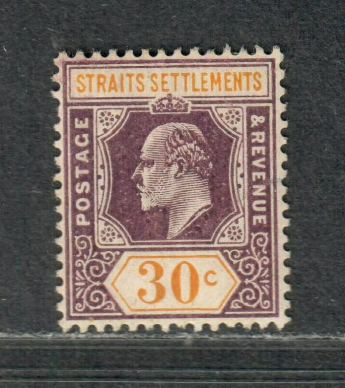 Straits Settlements Sc#120 M/H/VF, 1 S.P., Cv. $60