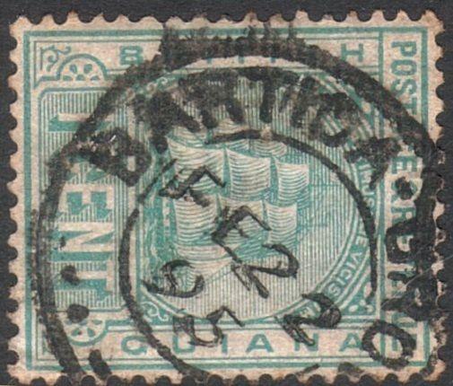 BR GUIANA 1895 1c BARTICA GROVE cds........................................10147