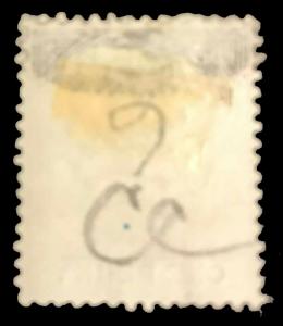 1879 Tobago #1 Queen Victoria Watermark 1 - Used - VF - CV $110.00 (ESP#3250)