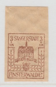 Finsterwalde WWII Germany World War II Local Stamp 1946 3+2pf MNH** A20P4F169