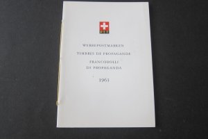 Switzerland 1963 Sc 422-7 Booklet