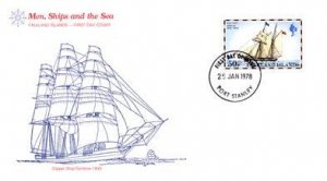 Ships, Worldwide First Day Cover, Falkland Islands