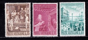 Vatican        281 - 283         MNH              complete set