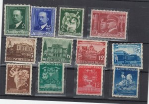 Germany 1940/41 Sets x 5 MNH JK6509