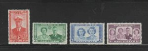 BASUTOLAND #35-38 1947 ROYAL VISIT MINT VF LH O.G