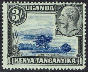 KENYA UGANDA & TANGANYIKA 1935 KGV LAKE 3/-