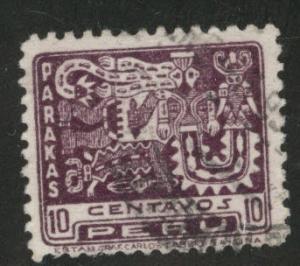 Peru  Scott 302 used  1932 stamp