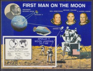 1969 Yemen YAR 995/B110b Plaque /Apollo 11 Moon landing 20,00 €