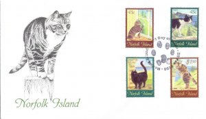 Norfolk Island Scott #'s 638 - 641 First Day Covers