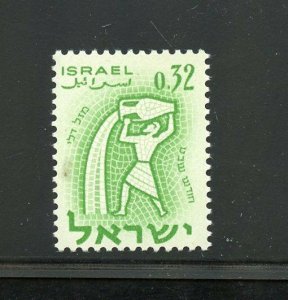 ISRAEL SCOTT#217 ZODIAC MISSING 0.30ag DENOMINATION  STAMP MINT NH