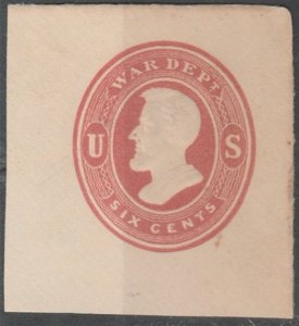 U.S. Scott #UO56 Official - Embossed Stamp - Stationery & Wrappers - Mint Single