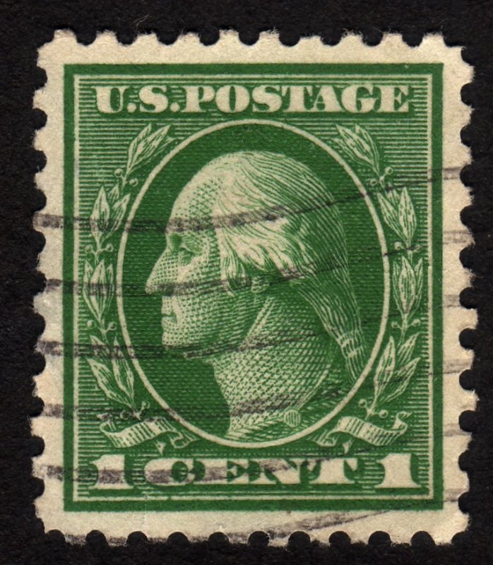 1916 US, 1c, Used, George Washington, Sc 462, XF-91