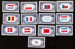 U.S. # 909-921 Mint NH Overrun Countries Set!