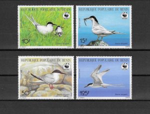 BENIN 1989 WWF SG 1107/10 MNH