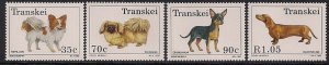 South Africa-Transkei Stamp 283-286  - Dogs