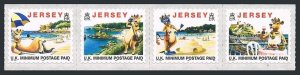 Jersey 786-789 self-adhesive, MNH. Mi 773-776. Non-value indicators, 1997. Cows.