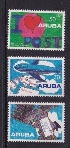 Aruba   #B29-B31   MNH  1992  child welfare