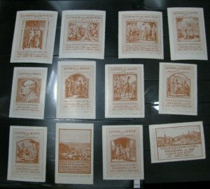 Germany 1914 Ludwig the Bavarian by Martin Greif Folk Theater poster stamp 12