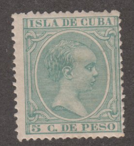 Cuba 145 King Alfonso XIII 1891