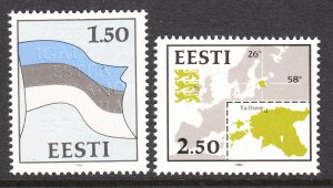 Estonia 209-210 MNH VF