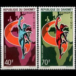 DAHOMEY 1970 - Scott# C127-8 Mercury Set of 2 NH