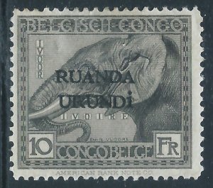 Ruanda-Urundi, Sc #23, 10fr MH