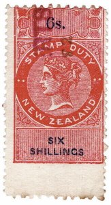 (I.B) New Zealand Revenue : Stamp Duty 5/- (1870)