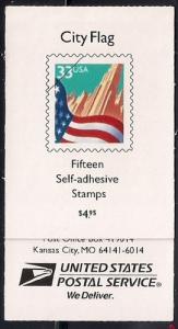 #3278A,B,&C 33 cent Flag over City Stamp Mint OG NH XF