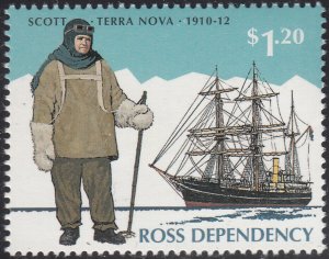 Ross Dependency 1995 MNH Sc L34 $1.20 Scott, Terra Nova 1910-12