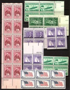 United States 50 Large Blocks/Plate Blocks