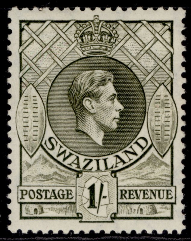 SWAZILAND GVI SG35, 1s brown-olive, M MINT. Cat £28.