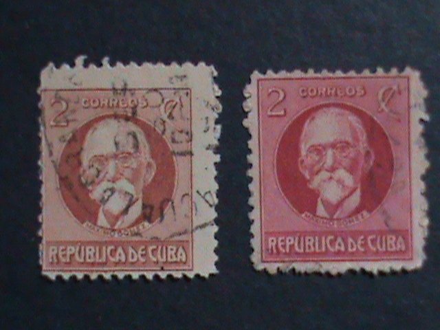 ​CUBA-1917 105 ERROR? MISSING COLOR?  105YEARS OLD- MAXIMO GOMEZ USED VF