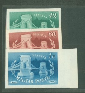 Hungary #861-3v Mint (NH) Single (Complete Set)