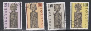 Faroe Islands # 102-105, Pew Gables, Mint Used, 1/2 Cat.