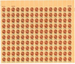 Scott #1734 1877 Indian Head Penny Full Sheet of 150 Stamps - MNH #2