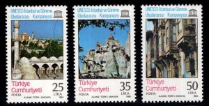 TURKEY Scott 2271-2273 MNH** UNESCO set