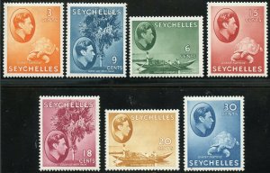 SEYCHELLES  SCOTT #125/48   MINT LIGHT HINGED SCOTT VALUE $367.90