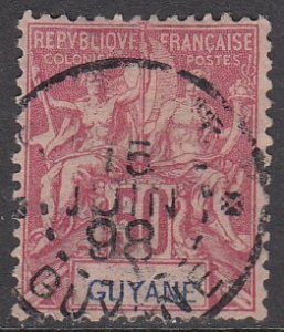 French Guiana 46 Used CV $18.00