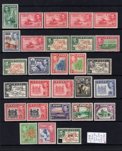 MOMEN: FIJI 1938/55 COLLECTION MINT OG H/NH CAT. £401 LOT #69122*