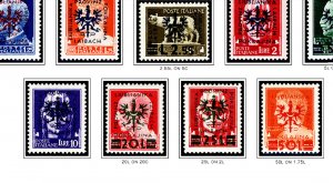 COLOR PRINTED OCCUPIED SERBIA +  YUGOSLAVIA 1941-1945 STAMP ALBUM PAGES (23 pgs)